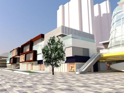 商業街,商貿中心su模型